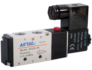 4V200 Series van điện từ (5/2 way, 5/3 way) — AirTAC