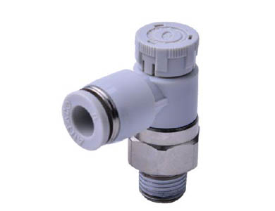 PTL-MS Speed Controller(Push lock) — AirTAC