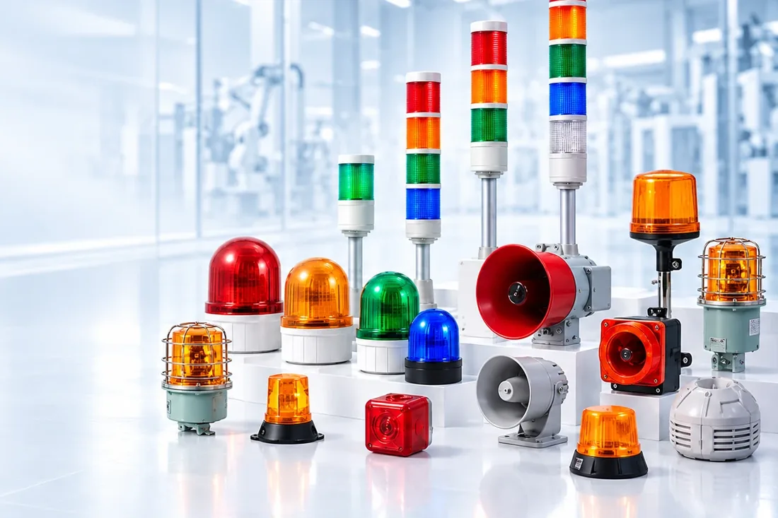 Đèn cảnh báo Qlight cho xe nâng, AGV và thiết bị nâng hạ