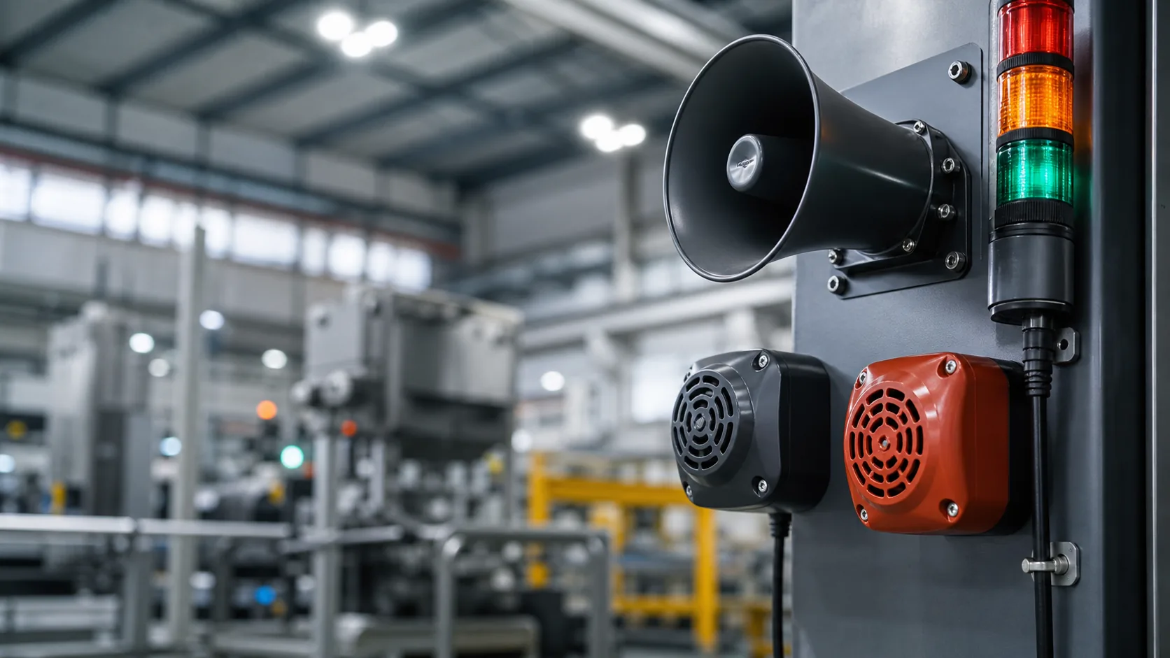 Còi điện công nghiệp: phân loại, mức dB và cách chọn đúng