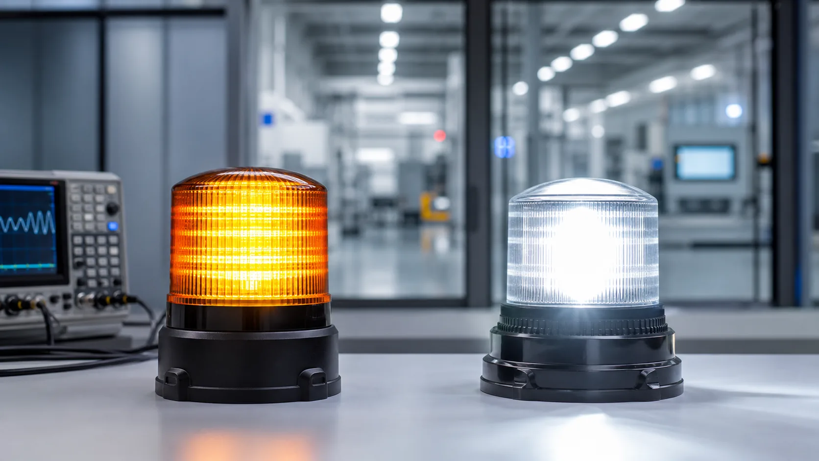 So sánh đèn beacon LED và xenon strobe trong công nghiệp