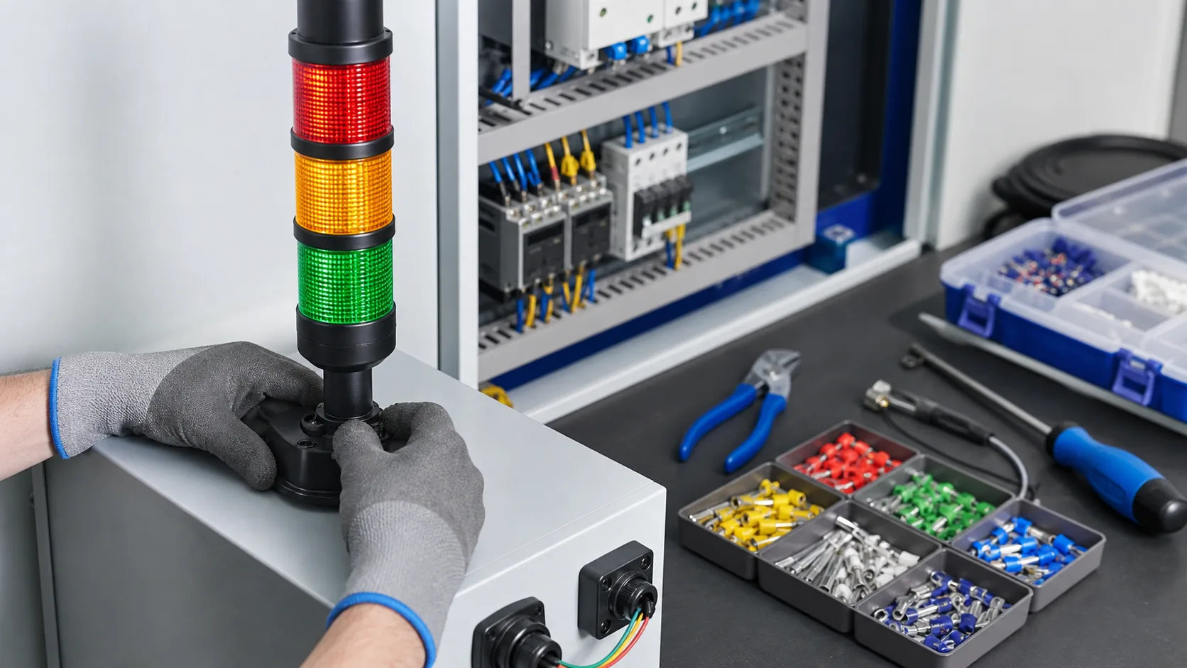 Hướng dẫn lắp đặt đèn tháp tín hiệu Qlight đúng kỹ thuật