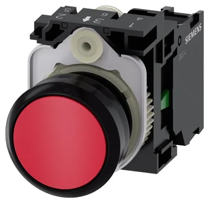 Siemens 3SU1100-0AB20-1BA0 – Nút nhấn / đèn báo