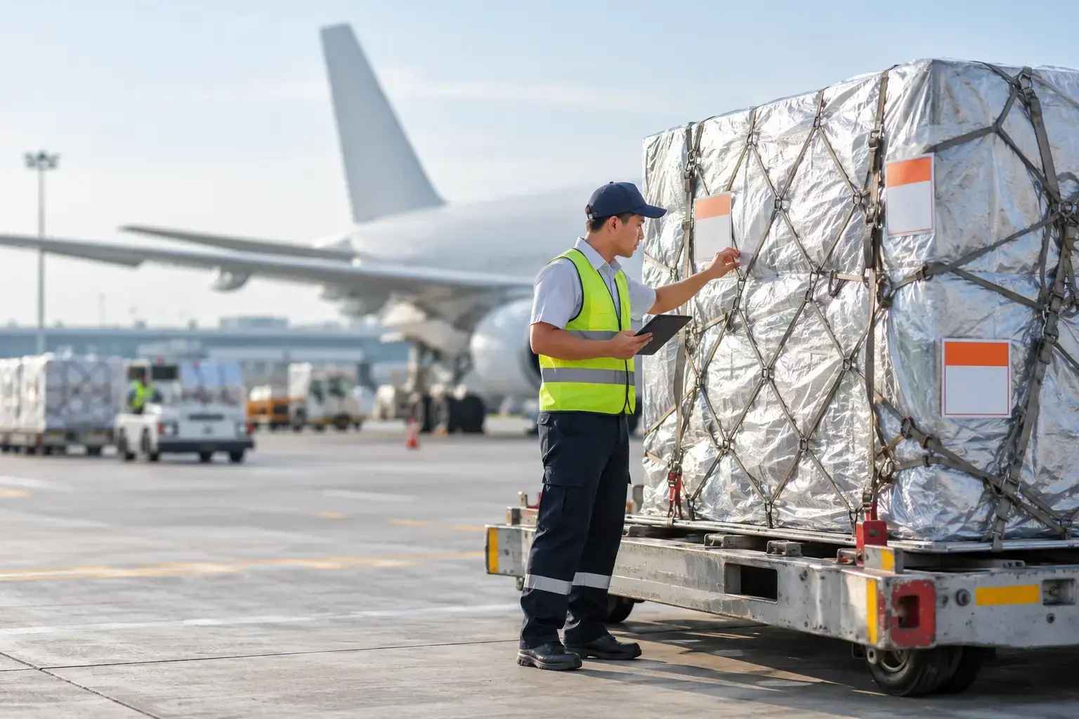 Nhãn IATA "Time & Temperature Sensitive" cho hàng dược đường hàng không