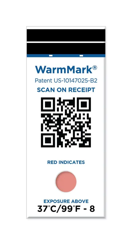 WM 37/99-SQ – Chỉ thị nhiệt độ WarmMark QR 37 °C, 8 giờ