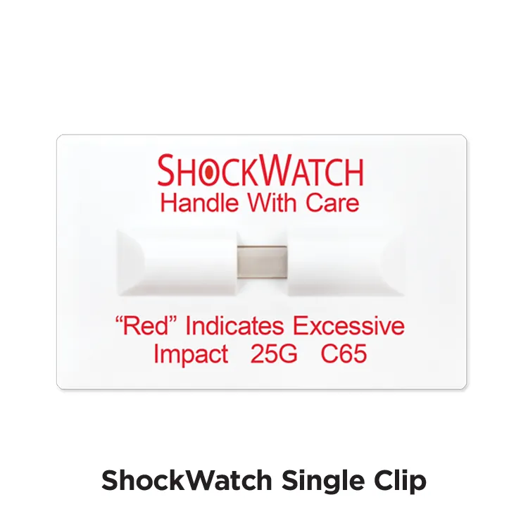 65MC/25G – Clip chỉ thị va đập ShockWatch 25 G – Mini Clip ống đơn, Type 65
