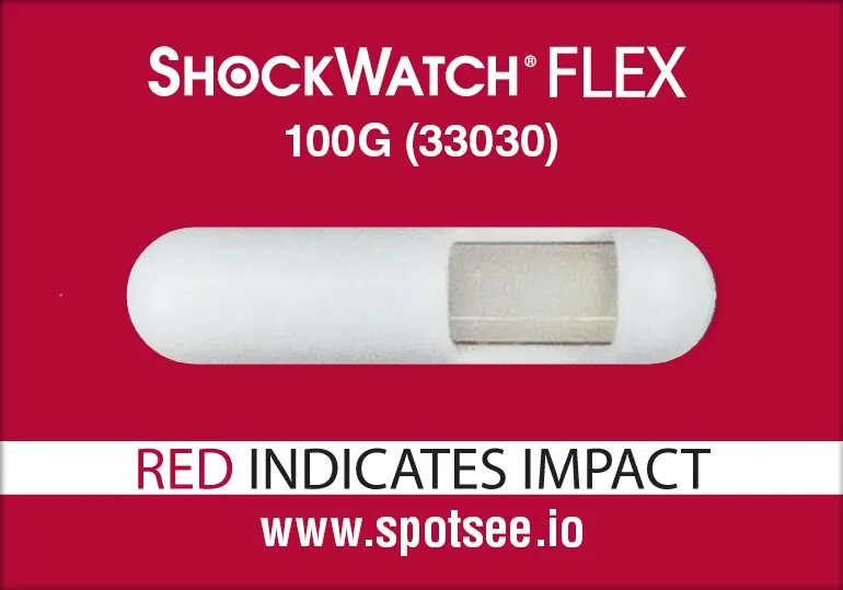 32100 – Clip chỉ thị va đập ShockWatch 100 G – Clip ống đơn, Type 30