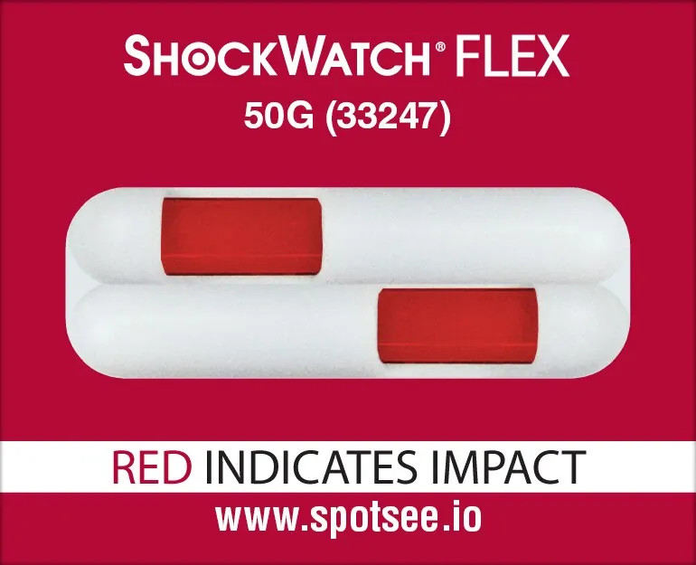 32901 – Clip chỉ thị va đập ShockWatch 50 G – Clip ống đôi, Type 47