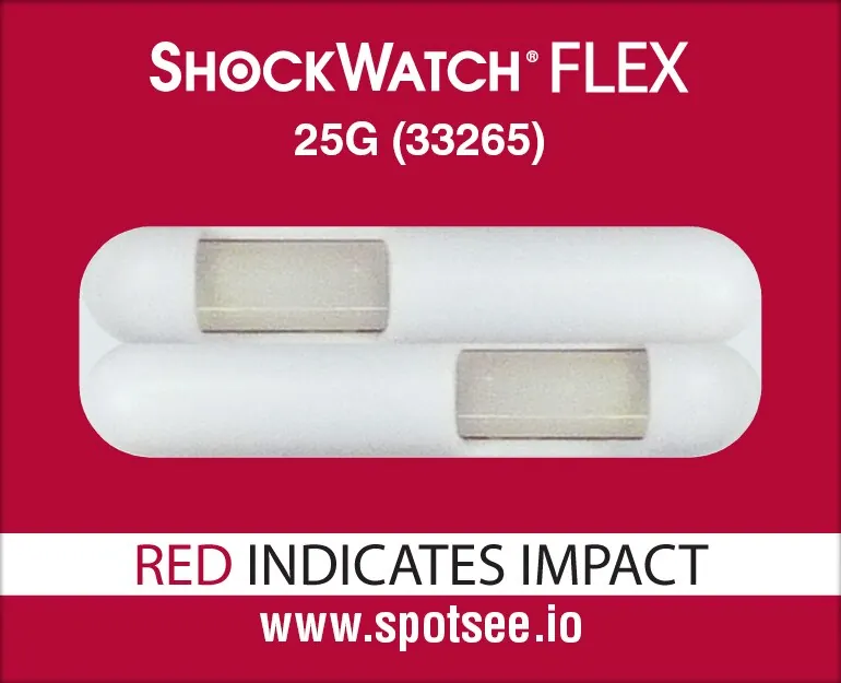 32111 – Clip chỉ thị va đập ShockWatch 25 G – Clip ống đôi, Type 65