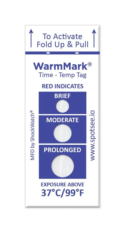 WM 37/99 – Chỉ thị vượt ngưỡng nhiệt độ WarmMark 37 °C, 8 giờ
