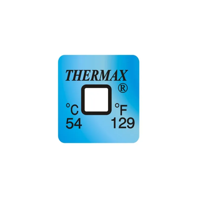 01ETHM0054D01PK – Nhãn chỉ thị nhiệt độ không đảo ngược Thermax 54 °C (129 °F)