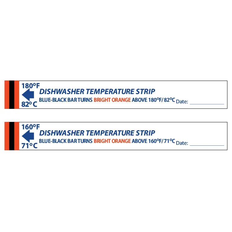 P9009-24 – Nhãn chỉ thị khử trùng nhiệt Thermostrip 180 °F (82 °C)