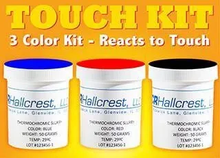 TS-WARMKIT – Bộ huyền phù kích hoạt nhiệt 29 °C, cảm ứng tay (xanh, đỏ, đen)