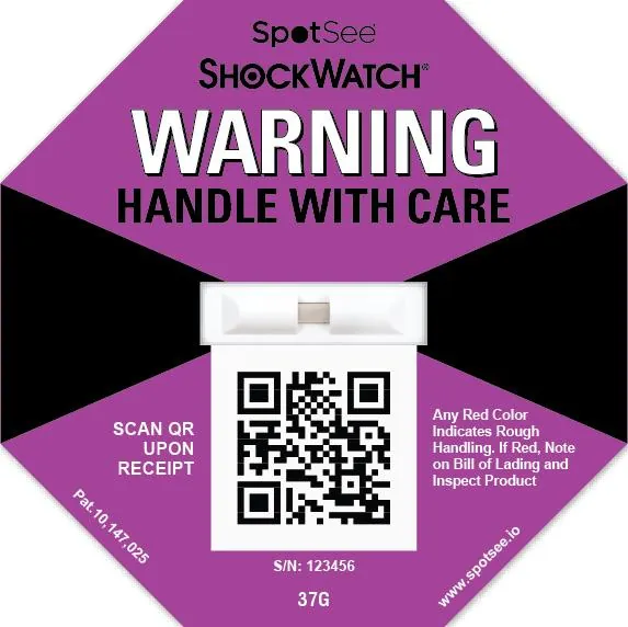 20686-Q – Nhãn chỉ thị va đập ShockWatch Label QR 37 G