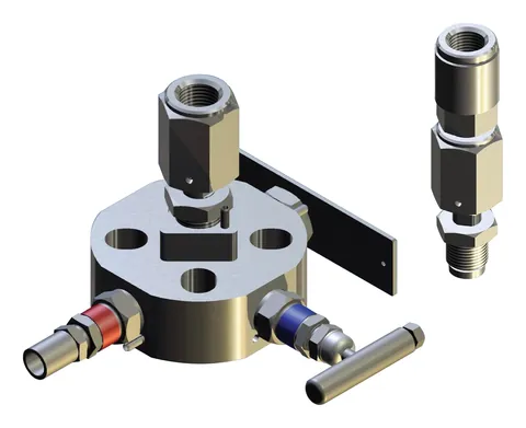 TESCOM Anderson Greenwood Series A27M Instrument Isolation Gauge Block – van đồng hồ / block & bleed