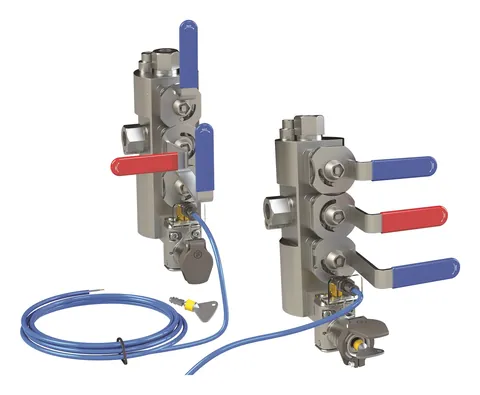 TESCOM Anderson Greenwood Models H64T/H64F Keyblok Interlock Manifold – manifold khí cụ / hệ lắp transmitter