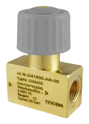 TESCOM High Pressure Valve (khí tinh khiết) – van áp cao