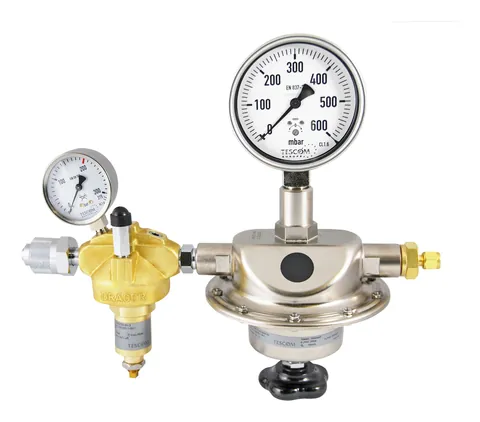 TESCOM Labo-F / Doppelregulus – bộ điều áp chai khí