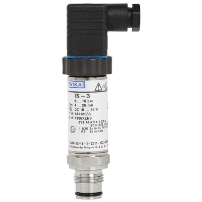 WIKA Model IS-3 — Thiết bị đo áp suất WIKA
